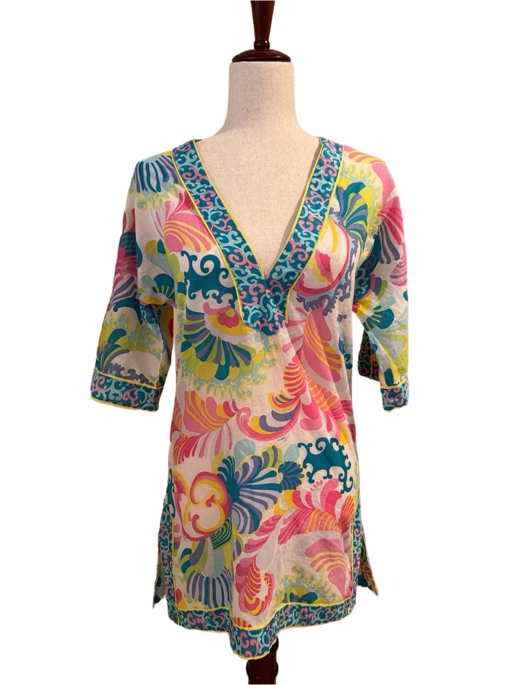 Trina Turk Tunic Coverup ⭐️ VGUC Size Small